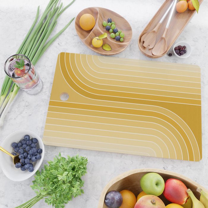 Gradient Curvature VII Cutting Board Gallery Image 2