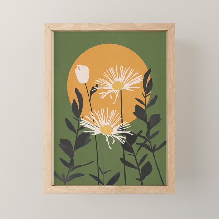 Abstract Florals 3 Mini Art Print Gallery Image 1