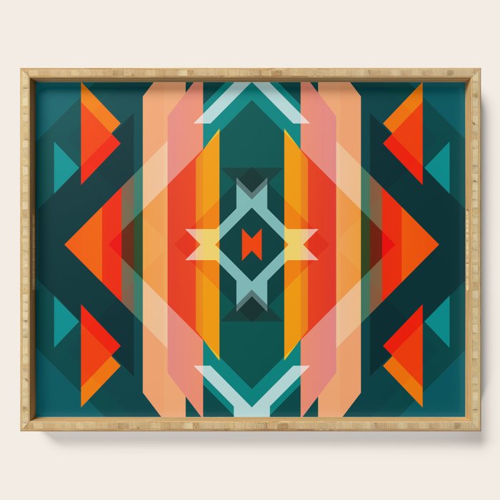 Broken Diamond - Incalescence Serving Tray Gallery Image 1