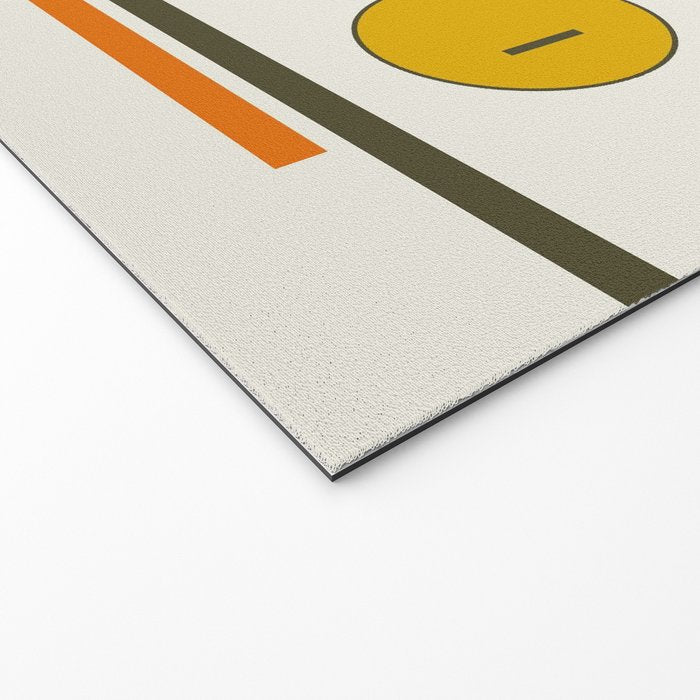 Mid-Century Modern Art Musical Strings Welcome Mat Gallery Image 2