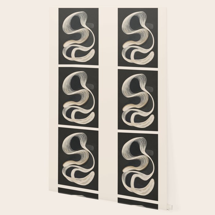 Monochrome Flow - Abstract Line Movement Wallpaper Gallery Image 2