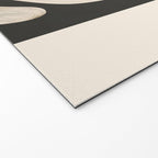 Monochrome Flow - Abstract Line Movement Welcome Mat Gallery Image 2