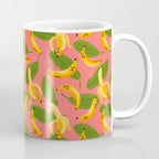 Banana Pattern on Pink Coffee Mug Gallery Image 1