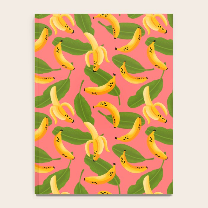 Banana Pattern on Pink Notebook Gallery Image 4