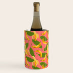 Banana Pattern on Pink Wine Chiller Gallery Image 3