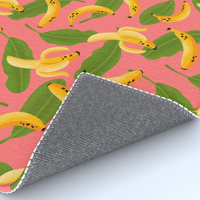 Banana Pattern on Pink Rug Gallery Image 4