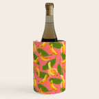 Banana Pattern on Pink Wine Chiller Gallery Image 2