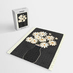 White Daisy Bouquets in Vase 4 Jigsaw Puzzle Gallery Image 2