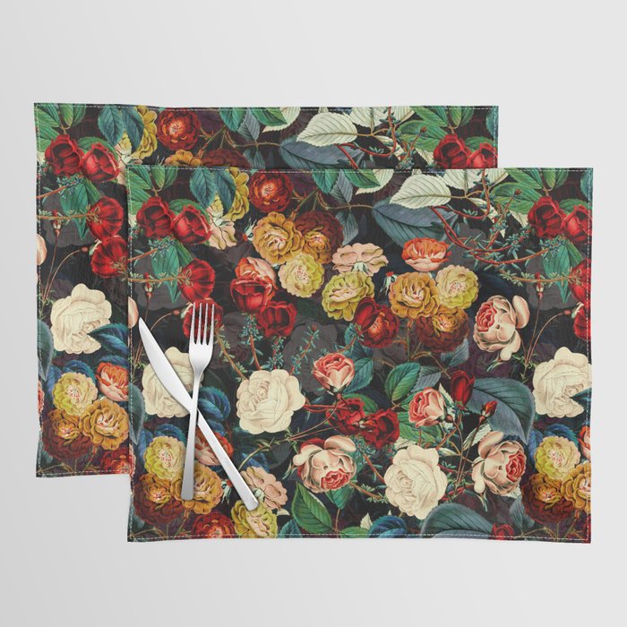 Night Botanical Forest Placemat Gallery Image 1
