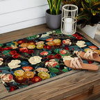 Night Botanical Forest Outdoor Rug Gallery Image 2