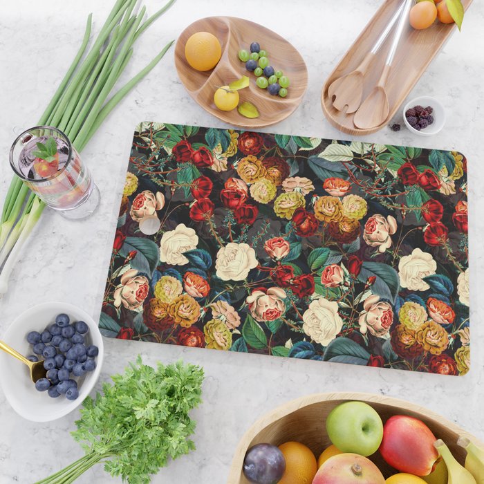 Night Botanical Forest Cutting Board Gallery Image 2