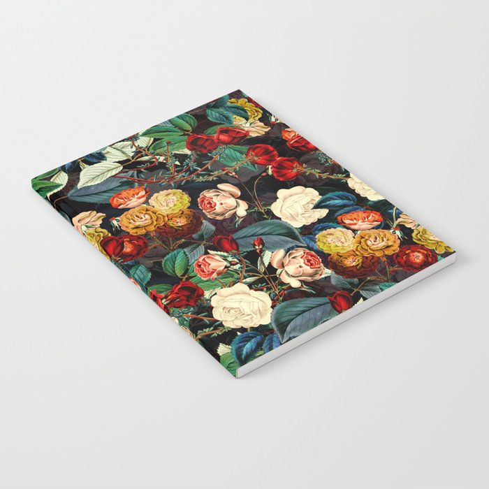 Night Botanical Forest Notebook