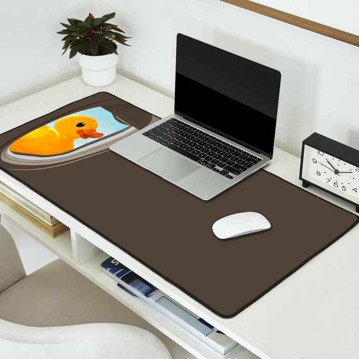 Hello! Yellow Duck Desk Mat Gallery Image 2