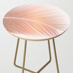 Palm leaf - copper pink Side Table Gallery Image 2