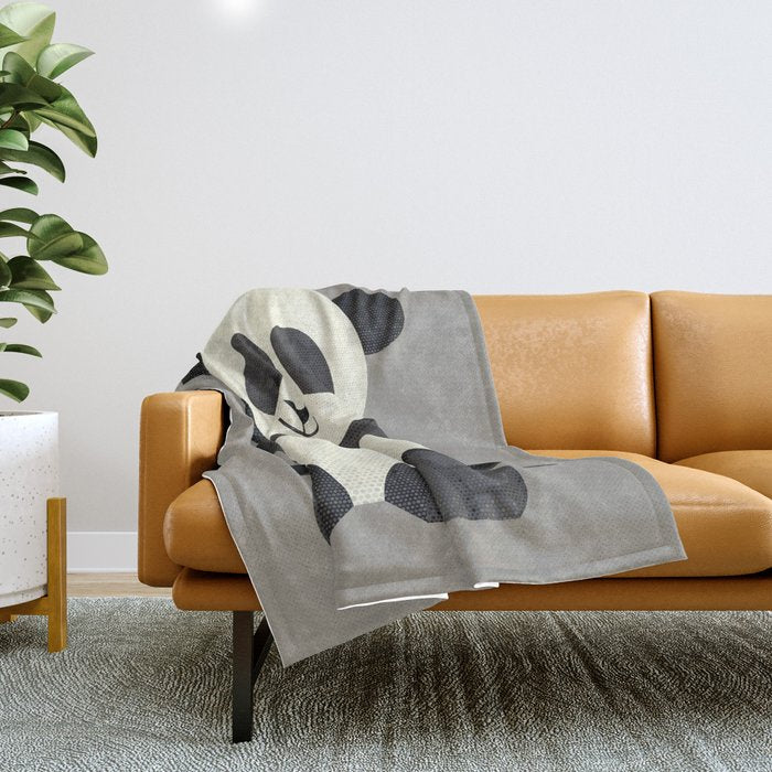 Whimsy Giant Panda Throw Blanket Gallery Image 1