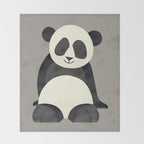 Whimsy Giant Panda Throw Blanket Gallery Image 2