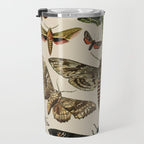 Vintage Scientific Moth Chart Travel Mug Gallery Image 3