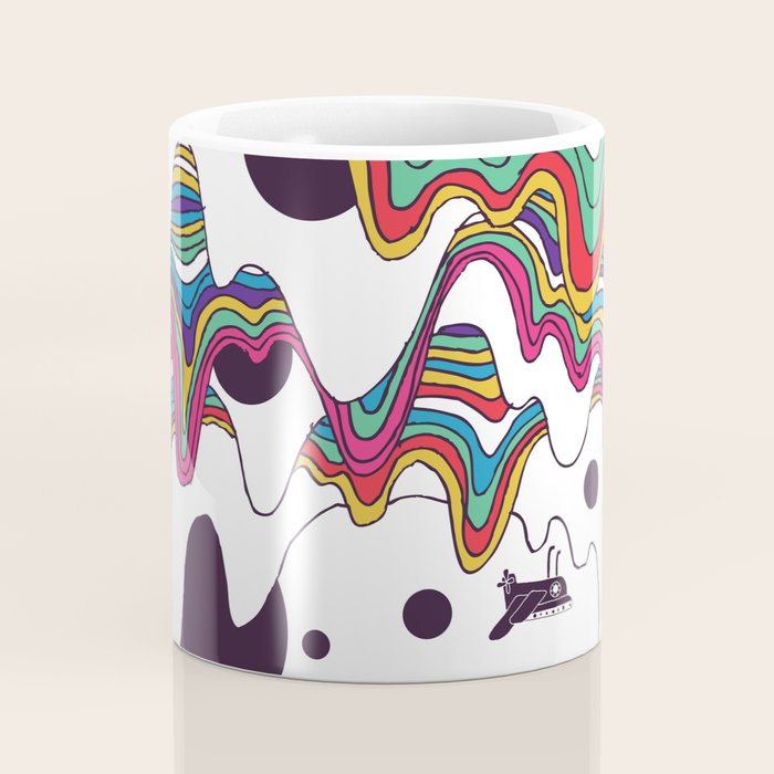 Psychedelic Planet Coffee Mug Gallery Image 4