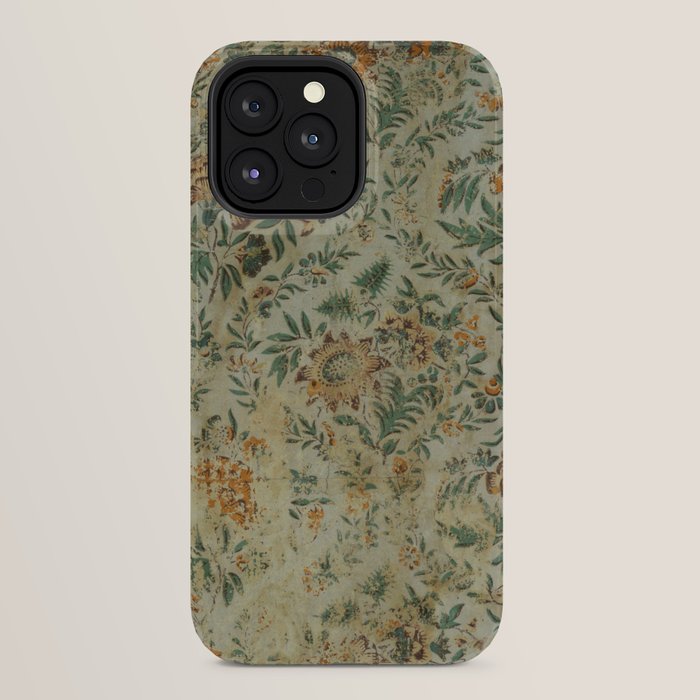 Distressed Antique Floral Chintz Pattern iPhone Case Gallery Image 24