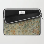 Distressed Antique Floral Chintz Pattern Laptop Sleeve Gallery Image 2