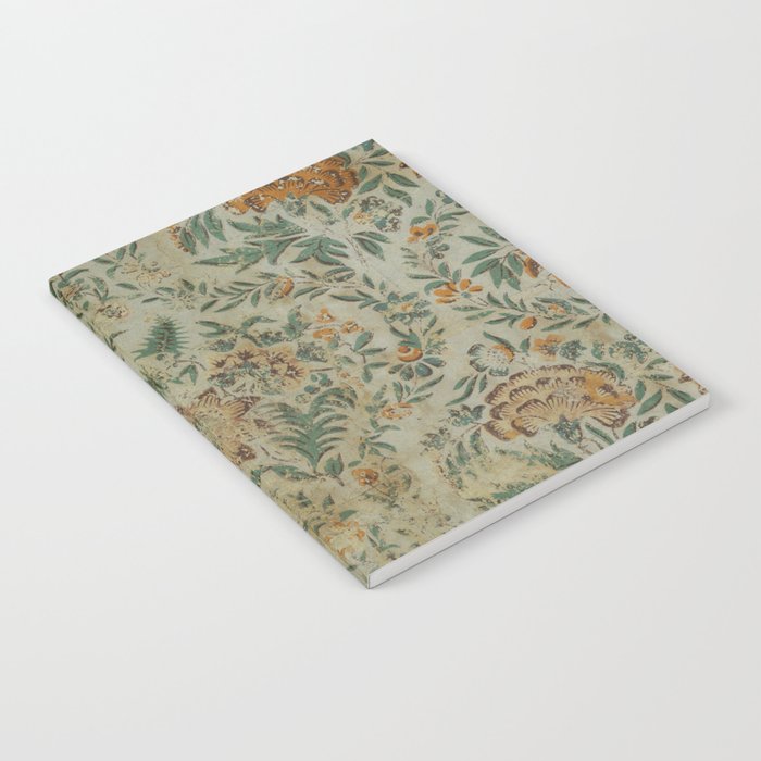 Distressed Antique Floral Chintz Pattern Notebook Gallery Image 2