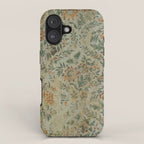 Distressed Antique Floral Chintz Pattern iPhone Case Gallery Image 1