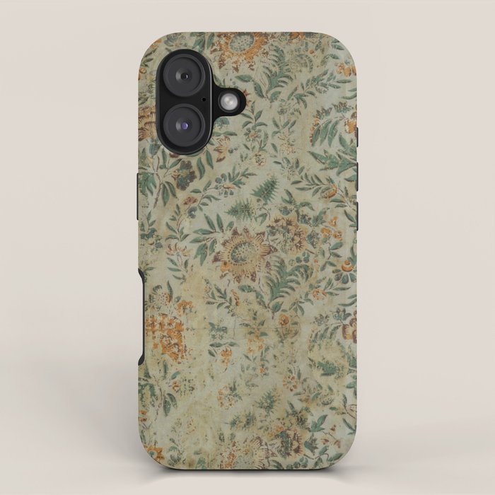 Distressed Antique Floral Chintz Pattern iPhone Case Gallery Image 1