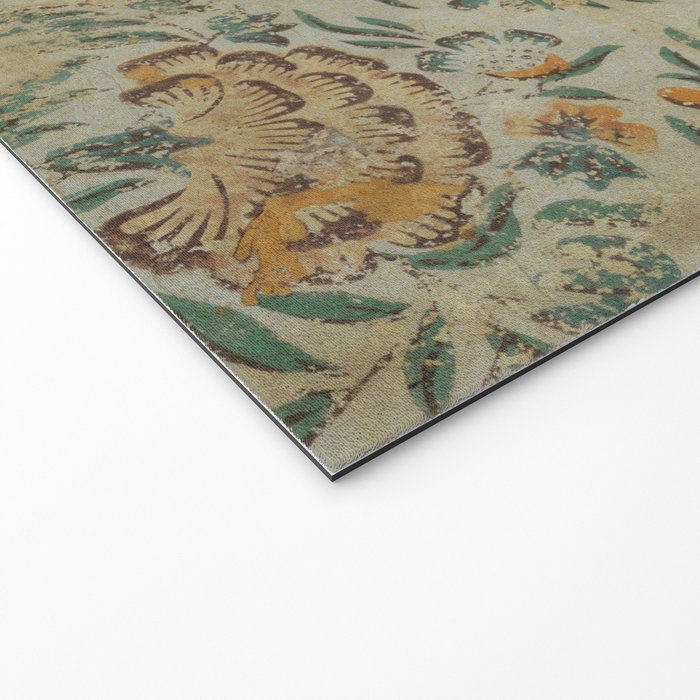Distressed Antique Floral Chintz Pattern Welcome Mat Gallery Image 2
