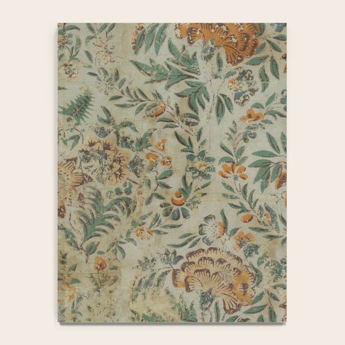 Distressed Antique Floral Chintz Pattern Notebook Gallery Image 4