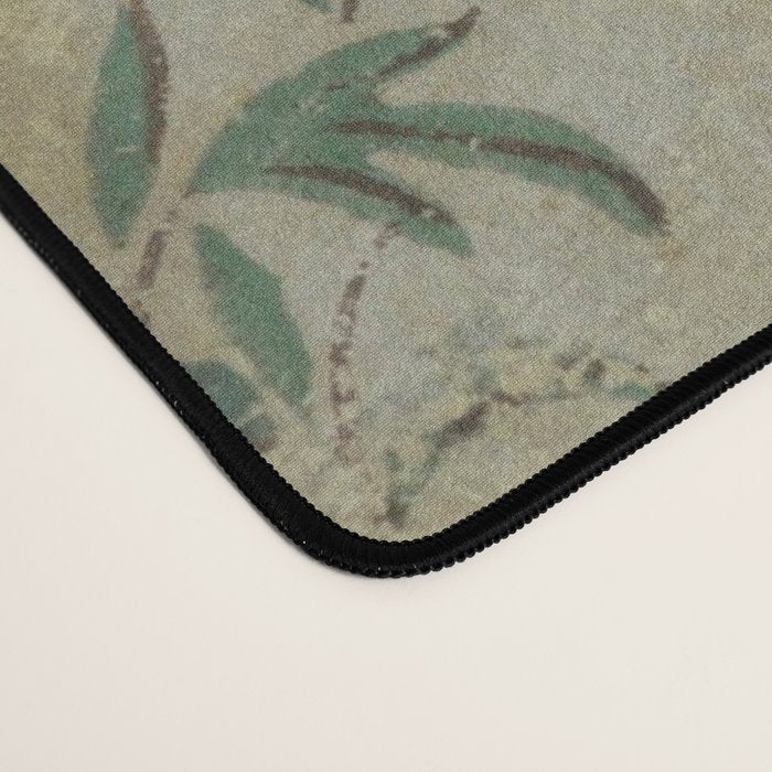 Distressed Antique Floral Chintz Pattern Desk Mat Gallery Image 4