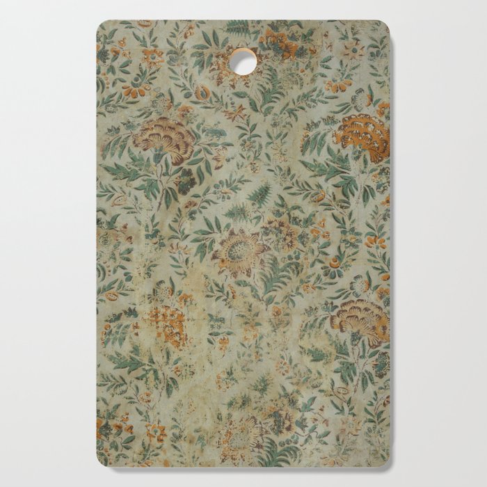 Distressed Antique Floral Chintz Pattern Cutting Board Gallery Image 1