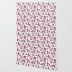 Hygge raccoon // white background Wallpaper Gallery Image 2