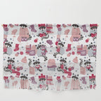 Hygge raccoon // white background Wall Hanging Gallery Image 1