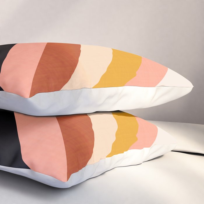 Chevron Christmas tree - neutrals Pillow Sham Gallery Image 3