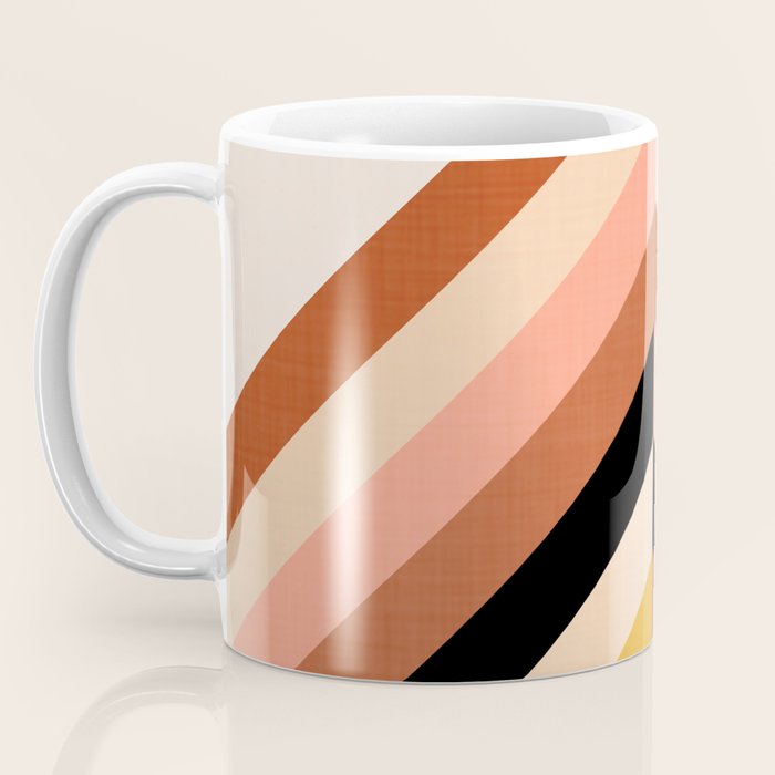 Chevron Christmas tree - neutrals Coffee Mug Gallery Image 3