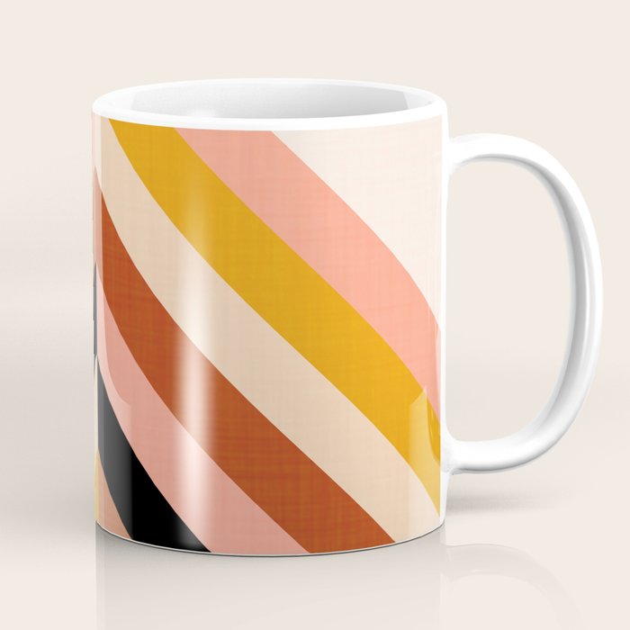Chevron Christmas tree - neutrals Coffee Mug Gallery Image 1