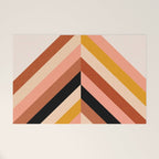 Chevron Christmas tree - neutrals Welcome Mat Gallery Image 1