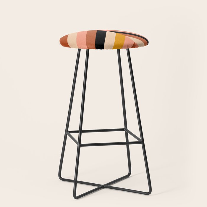 Chevron Christmas tree - neutrals Stool Gallery Image 1