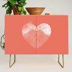 Love birds sitting on a tree Credenza Gallery Image 1