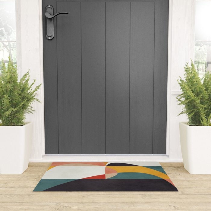 modern shapes 6 Welcome Mat Gallery Image 3