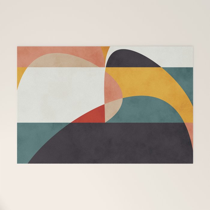 modern shapes 6 Welcome Mat Gallery Image 1