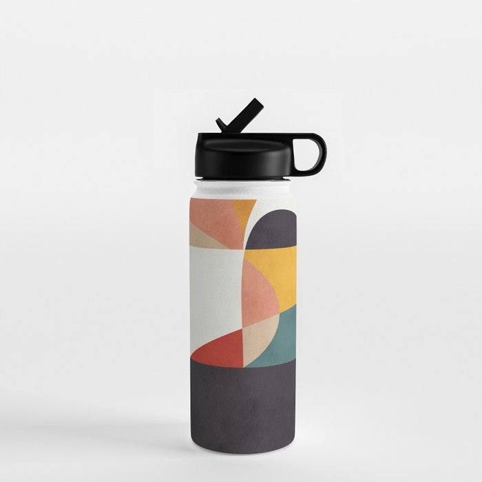 modern shapes 6 Water Bottle Gallery Image 1