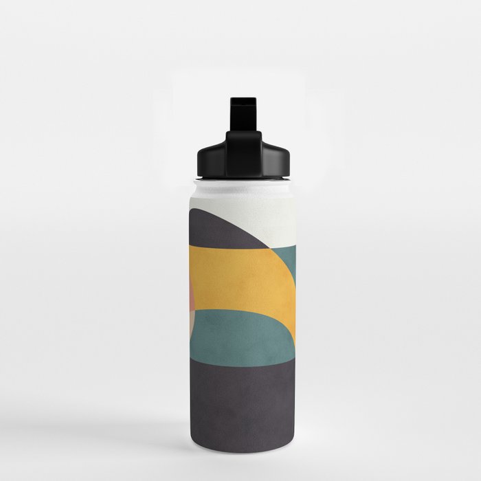 modern shapes 6 Water Bottle Gallery Image 2