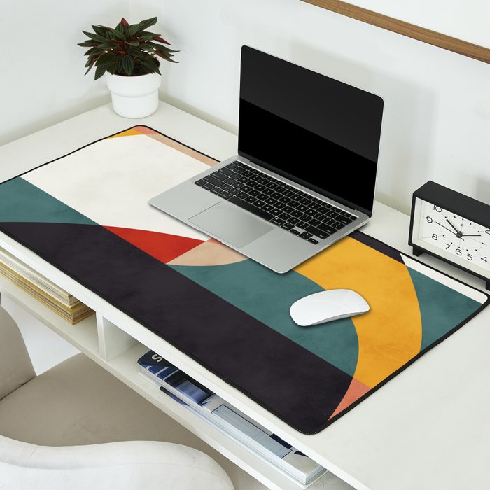 modern shapes 6 Desk Mat Gallery Image 2