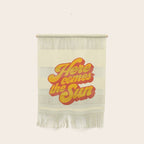 Here Comes The Sun | Retro 70s Typography Wall Hanging Gallery Image 1