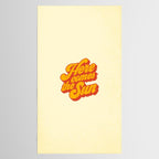 Here Comes The Sun | Retro 70s Typography Tablecloth Gallery Image 2