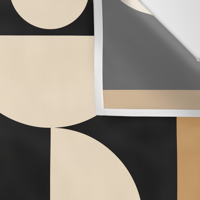 Modern geometric shapes 45 Wall Tapestry Gallery Image 3