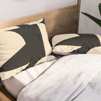 Modern geometric shapes 45 Pillow Sham Gallery Image 2