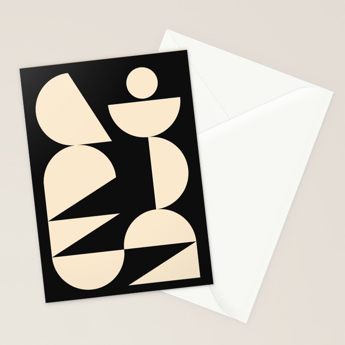 Modern geometric shapes 45 Stationery Card Gallery Image 2