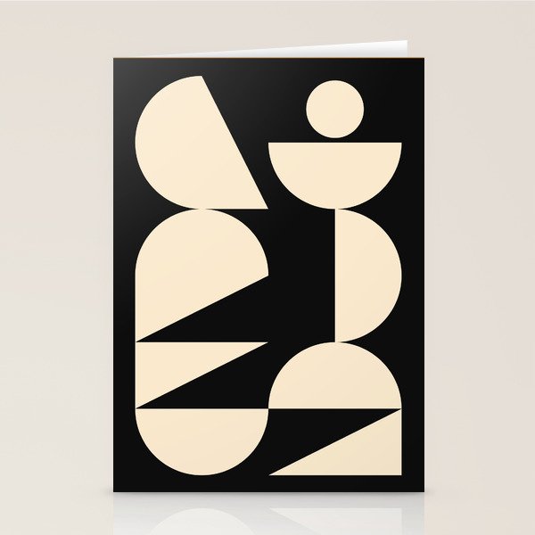Modern geometric shapes 45 Stationery Card Gallery Image 2